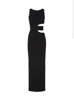 Scanlan Theodore Crepe Gown Black Size 8 for rent on The Volte - image 3