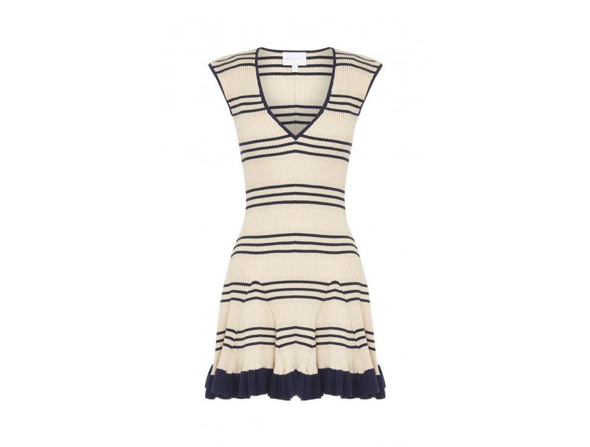 Alice McCall - Frenchie Dress Navy & White Sz 6 - Image 5