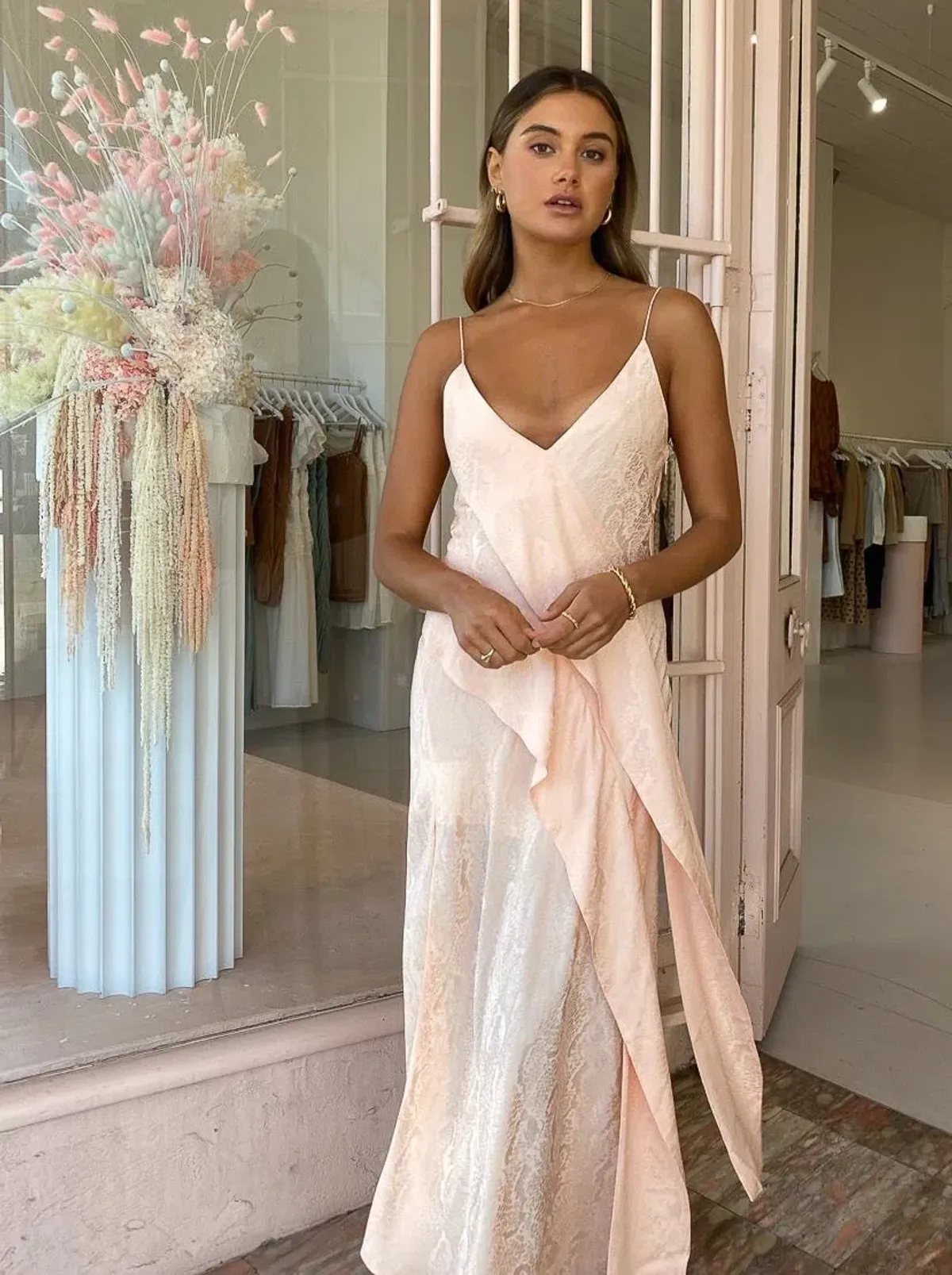 Acler Godwick Dress Tangerine Size 10 - Image 5