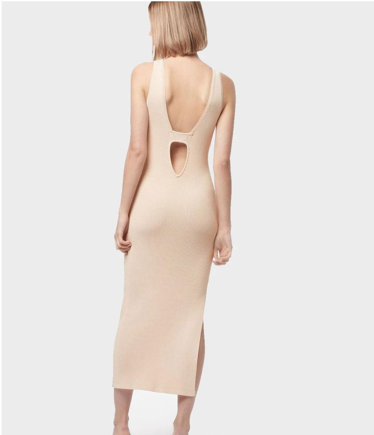 MANNING CARTELL Insta Beat Knit Dress Almond XXS - Image 2