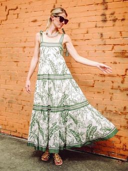 Zimmermann Empire Tie Shoulder Dress Size 2 / 8-12 for rent on The Volte - image 1