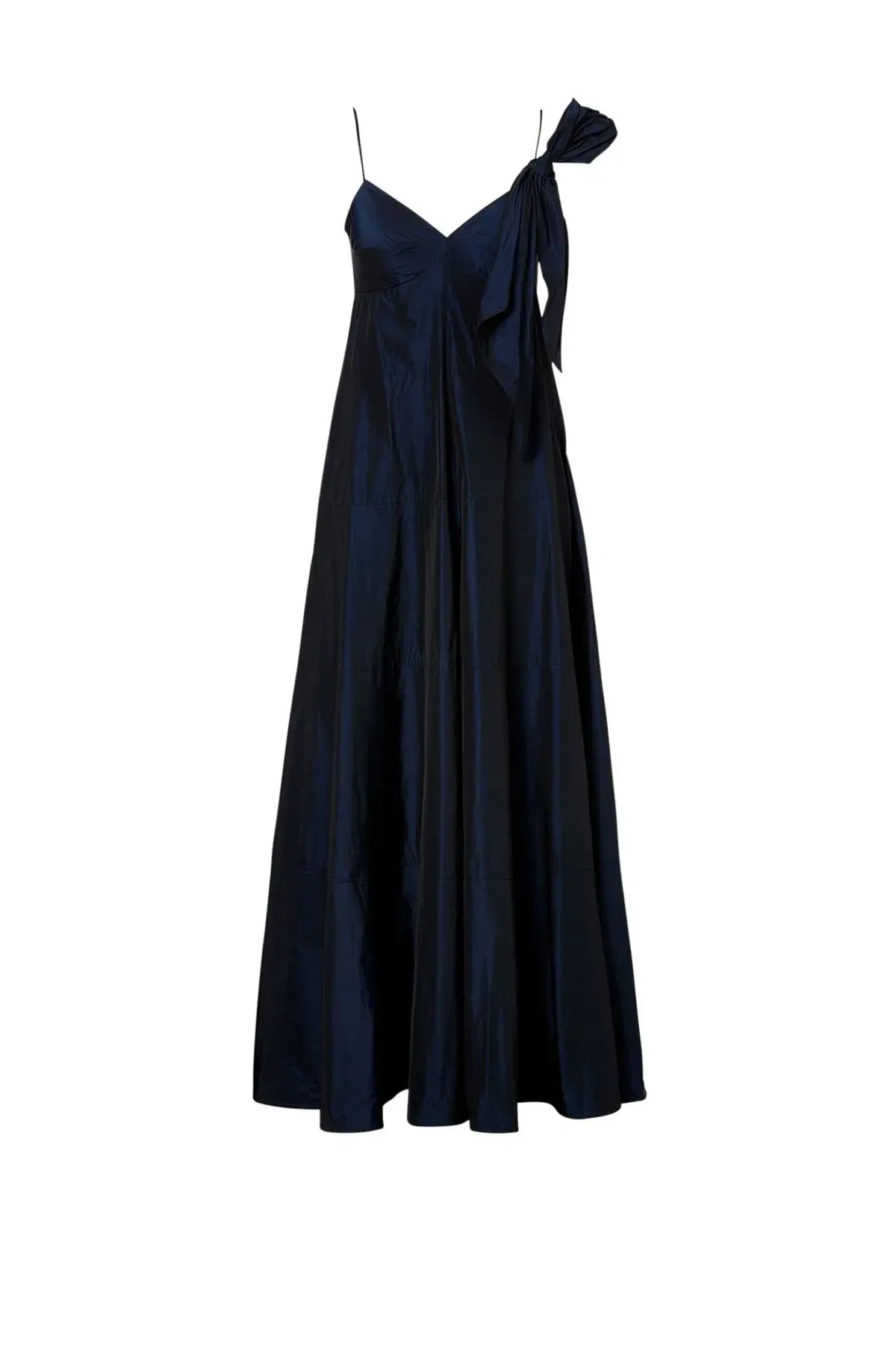 Scanlan Theodore Taffeta Maxi Dress Navy Size 8  - Image 4