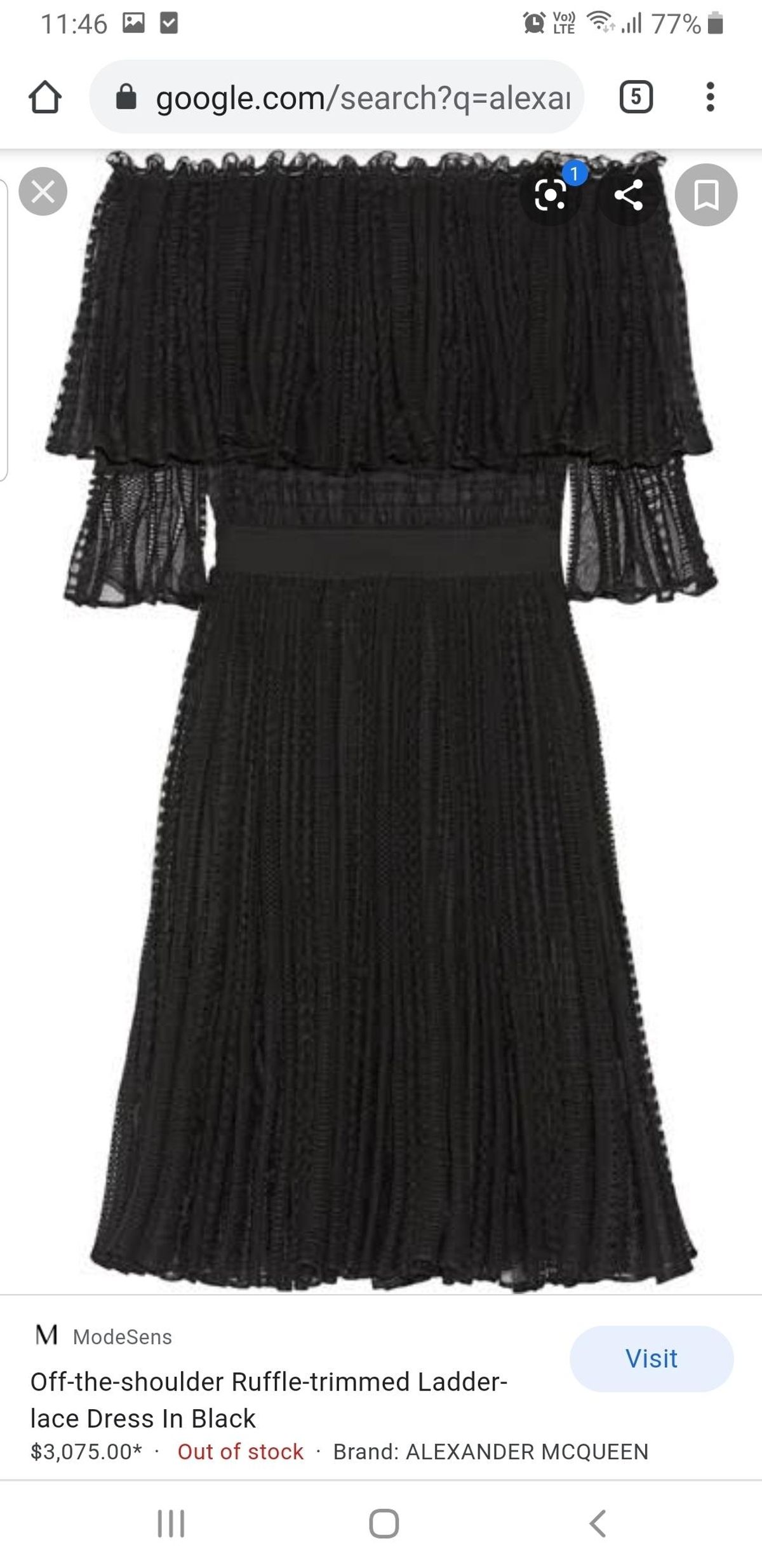 Alexander Mcqueen evening dress Size 8/10 Rrp $4000 - Image 2
