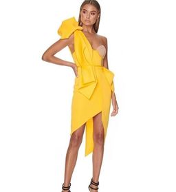 Eliya The Label-  Fleur Dress (Canary Yellow) Size 6 for rent on The Volte - image 1