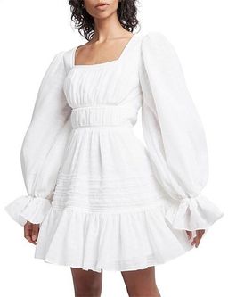 Aje Impression Dress White Size 6 for rent on The Volte - image 4