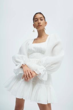 Aje Impression Dress White Size 6 for rent on The Volte - image 7