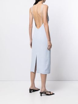 Dion Lee Whitewash Link Slip Dress Blue Size 10  for rent on The Volte - image 2