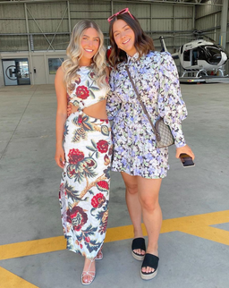 Sir The Label Ambroise Knot Dress Midi Floral Print | AU 8  for rent on The Volte - image 15