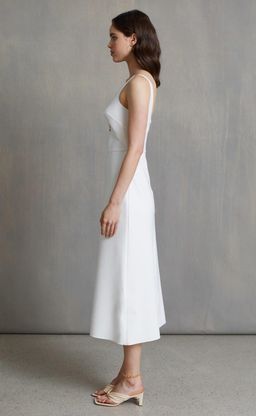Bec + Bridge Forever Young Midi Dress In Ivory - SIZE 8 for rent on The Volte - image 8