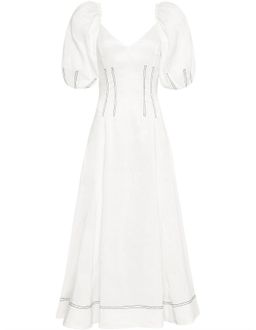 Aje Grove Dress White Size 6 for rent on The Volte - image 10