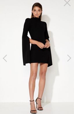 MOSSMAN SENSE OF MYSTERY DRESS (BLACK) - SIZE 10 for rent on The Volte - image 9