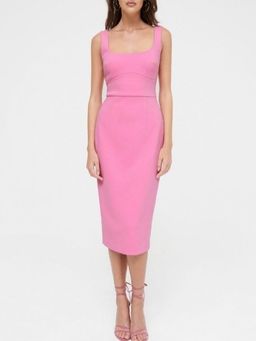 Mia Midi Dress - Pink for rent on The Volte - image 1
