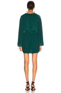 Retrofete Gabrielle Robe in Green Size 6 for rent on The Volte - image 3