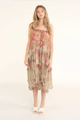Zimmermann Melody Floating Dress Print Size 2/ AU 12 for rent on The Volte - image 1