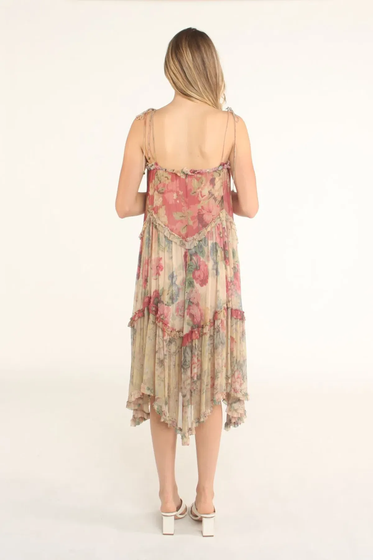 Zimmermann Melody Floating Dress Print Size 2/ AU 12 - Image 2