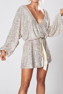 Broadway Silver Dress for rent on The Volte - image 2