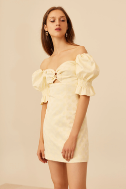 C/MEO COLLECTIVE Elate Mini Dress Butter Size 8   for rent on The Volte - image 4