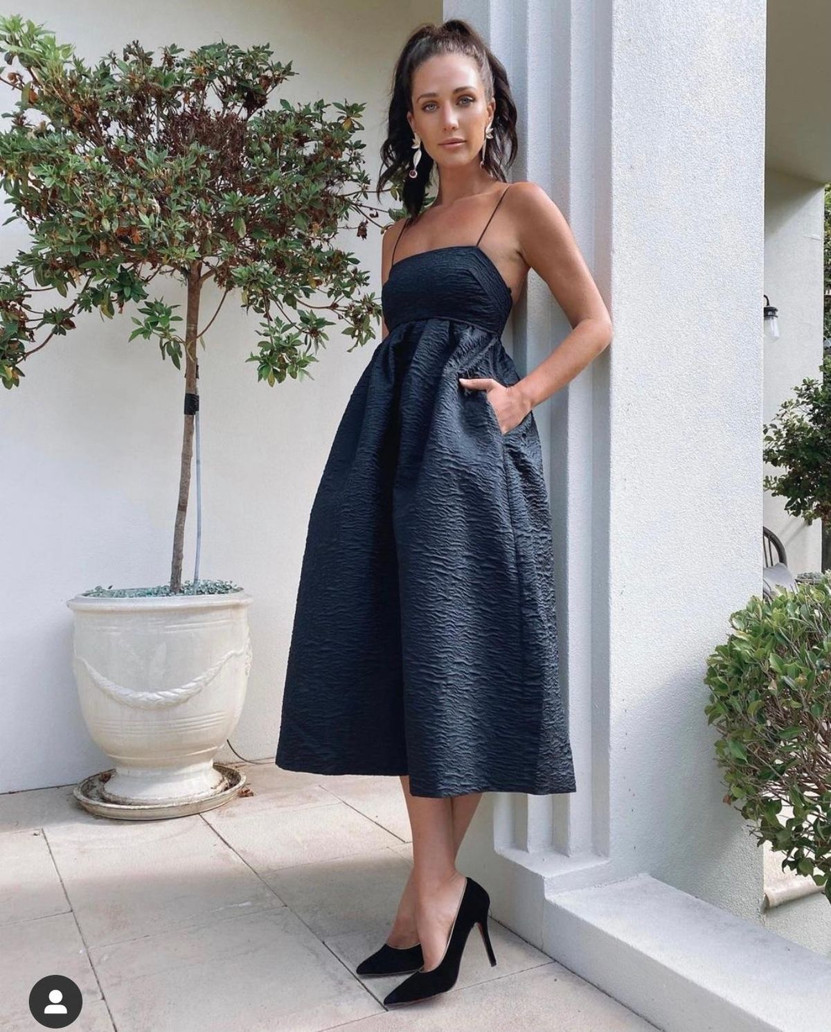 Sheike Calista Dress Black Size 10 - Image 1