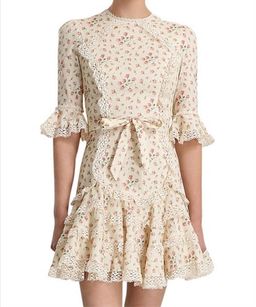 ZIMMERMAN FREJA TRIM FLUTTER DRESS  for rent on The Volte - image 1