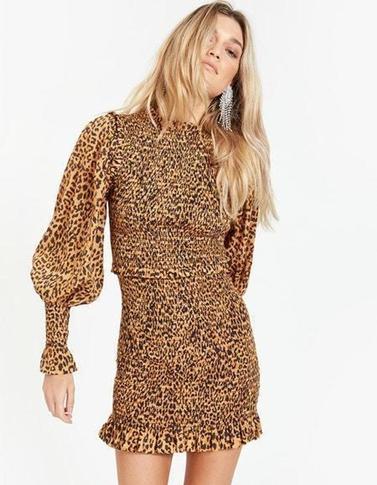 Bec & Bridge Lions Den Mini Dress Print Size AU 6 - Image 3
