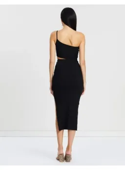 Bec & Bridge Darling Midi Dress Black Size AU 6 for rent on The Volte - image 4