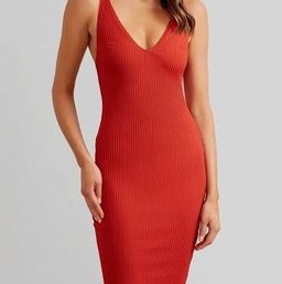 Kookai Gemini Dress Red Size 12 for rent on The Volte - image 1