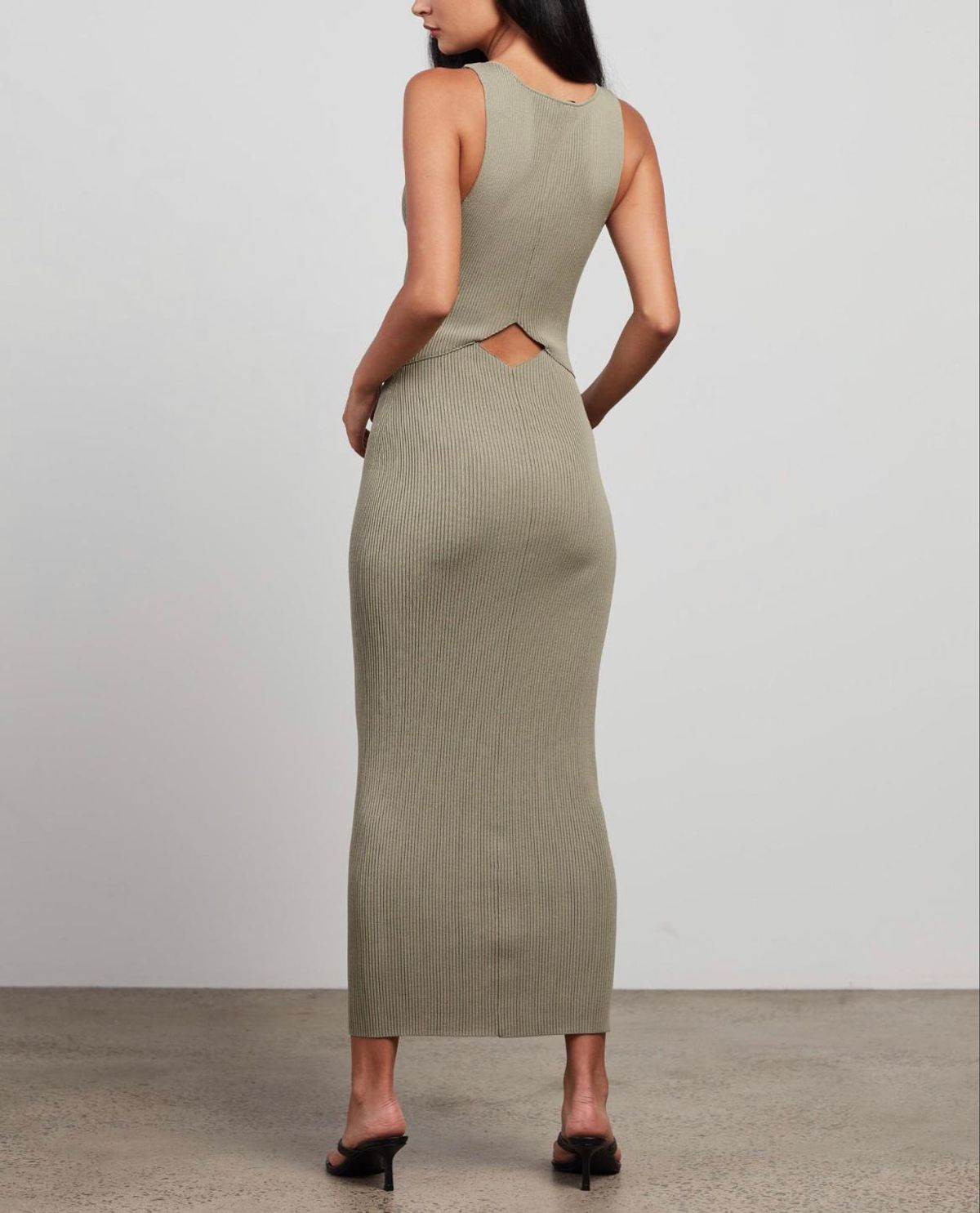 Bec & Bridge Versailles Knit MIDI Dress (Sage) Size 6 - Image 4