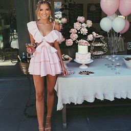 Sofia The Label Rose Pink Dress size 6 for rent on The Volte - image 2