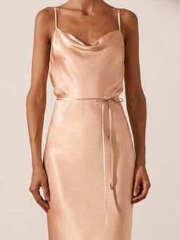 Shona Joy La Cowl Midi Dress for rent on The Volte - image 2