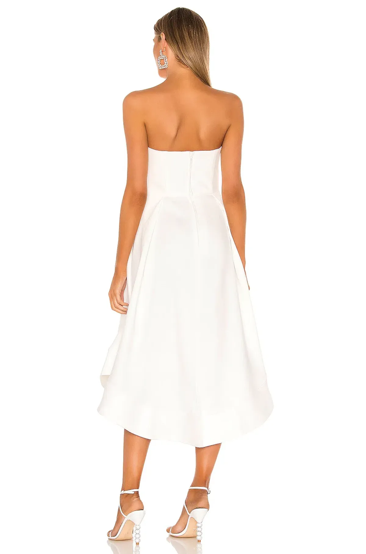 C/MEO Collective Vibrant Dress White Size L  - Image 3