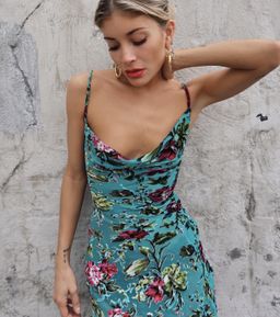 Rat & Boa The Leila Dress Green Size 8  for rent on The Volte - image 2