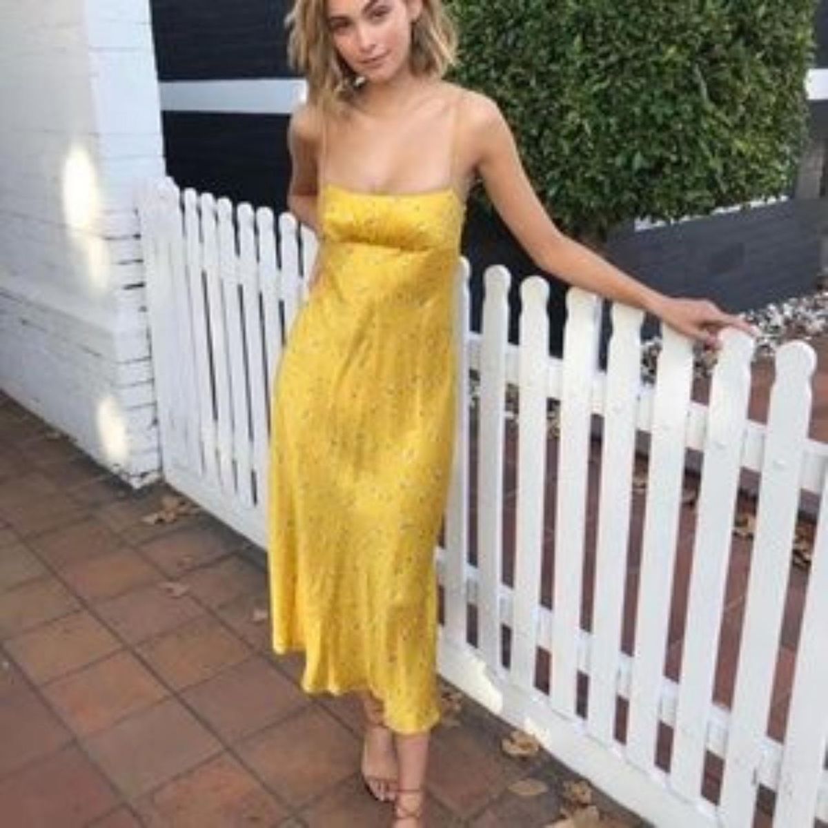 Only in Paris Slip - Marigold Yellow  - Image 2