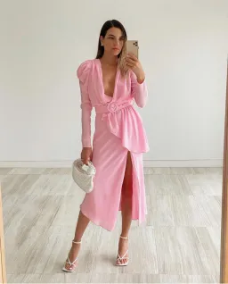 Misha Paula Dress Pink Size 12 for rent on The Volte - image 1