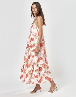 Charlie Holiday Isabella Maxi Dress Roses Print Size 8 for rent on The Volte - image 2