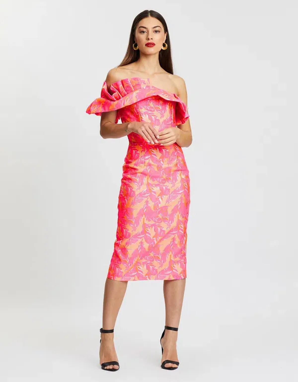 Eliya the Label Elena Dress Pink Size 6 - Image 1