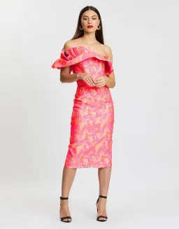 Eliya the Label Elena Dress Pink Size 6 for rent on The Volte - image 1