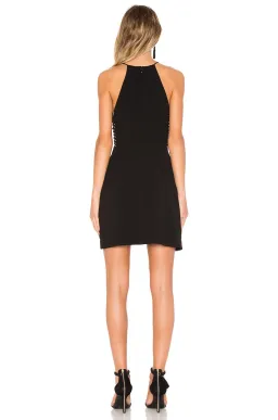 Zimmermann Crepe Harness Mini Dress Black Size 1 / AU 10 for rent on The Volte - image 3