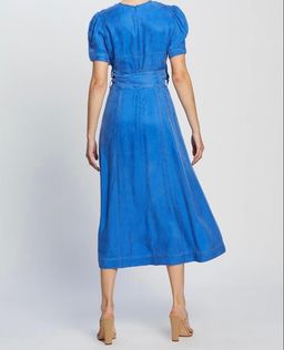 Alice McCall Eyes On You Midi Dress Blue Size 10 for rent on The Volte - image 3