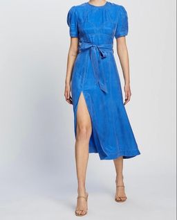 Alice McCall Eyes On You Midi Dress Blue Size 10 for rent on The Volte - image 4