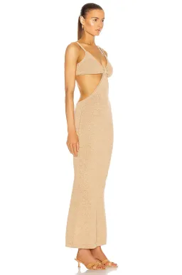 Cult Gaia Serita Knit Dress Sand Size XS for rent on The Volte - image 2