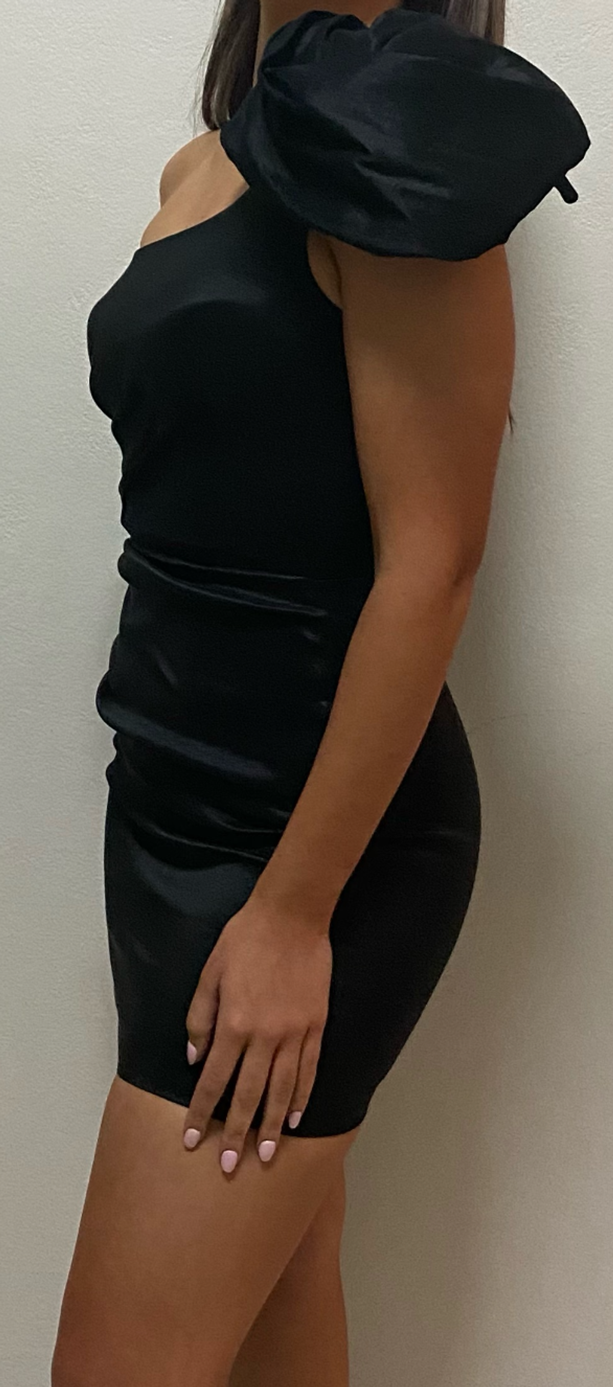 Love Nookie Candice One Shoulder Mini Dress Black Size 10 - Image 5