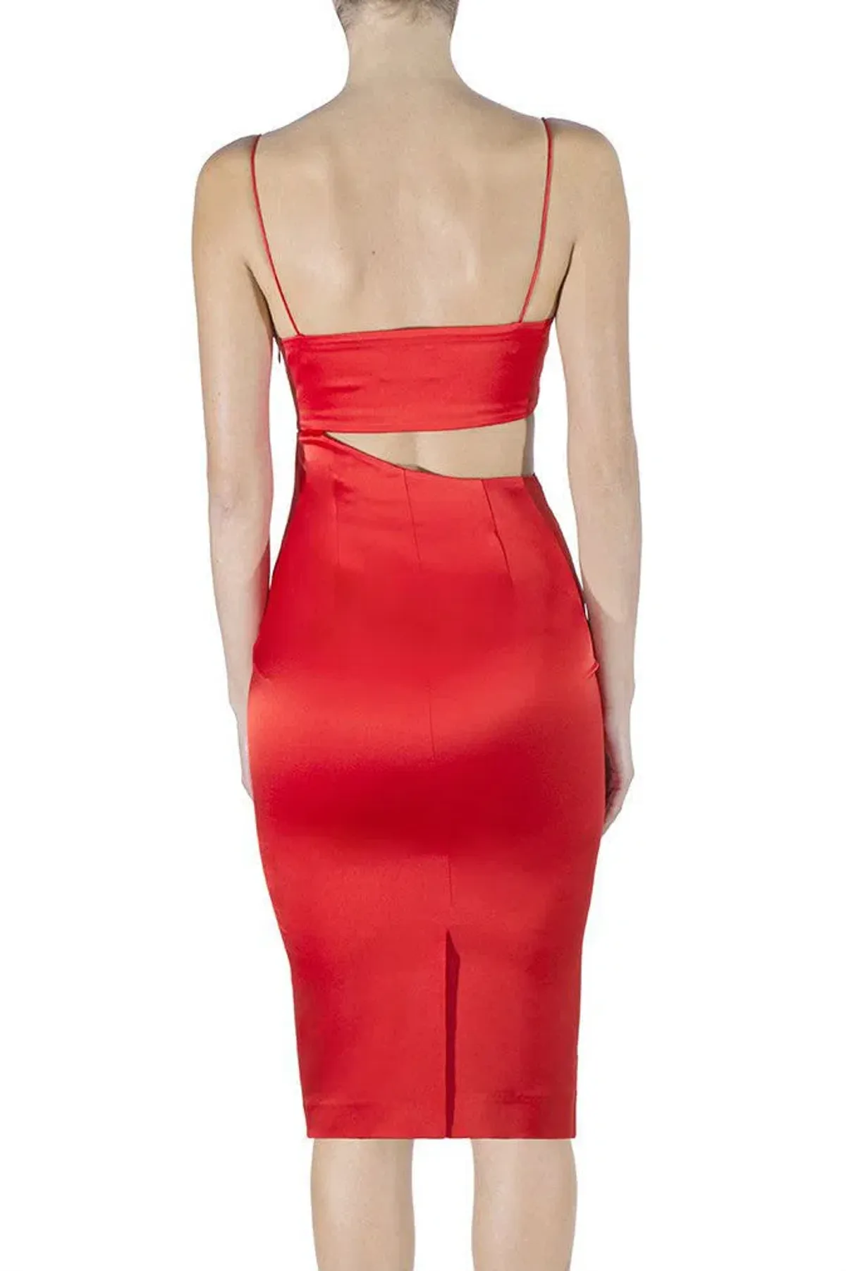 MISHA Selina Slip Red Dress Size 10 - Image 4