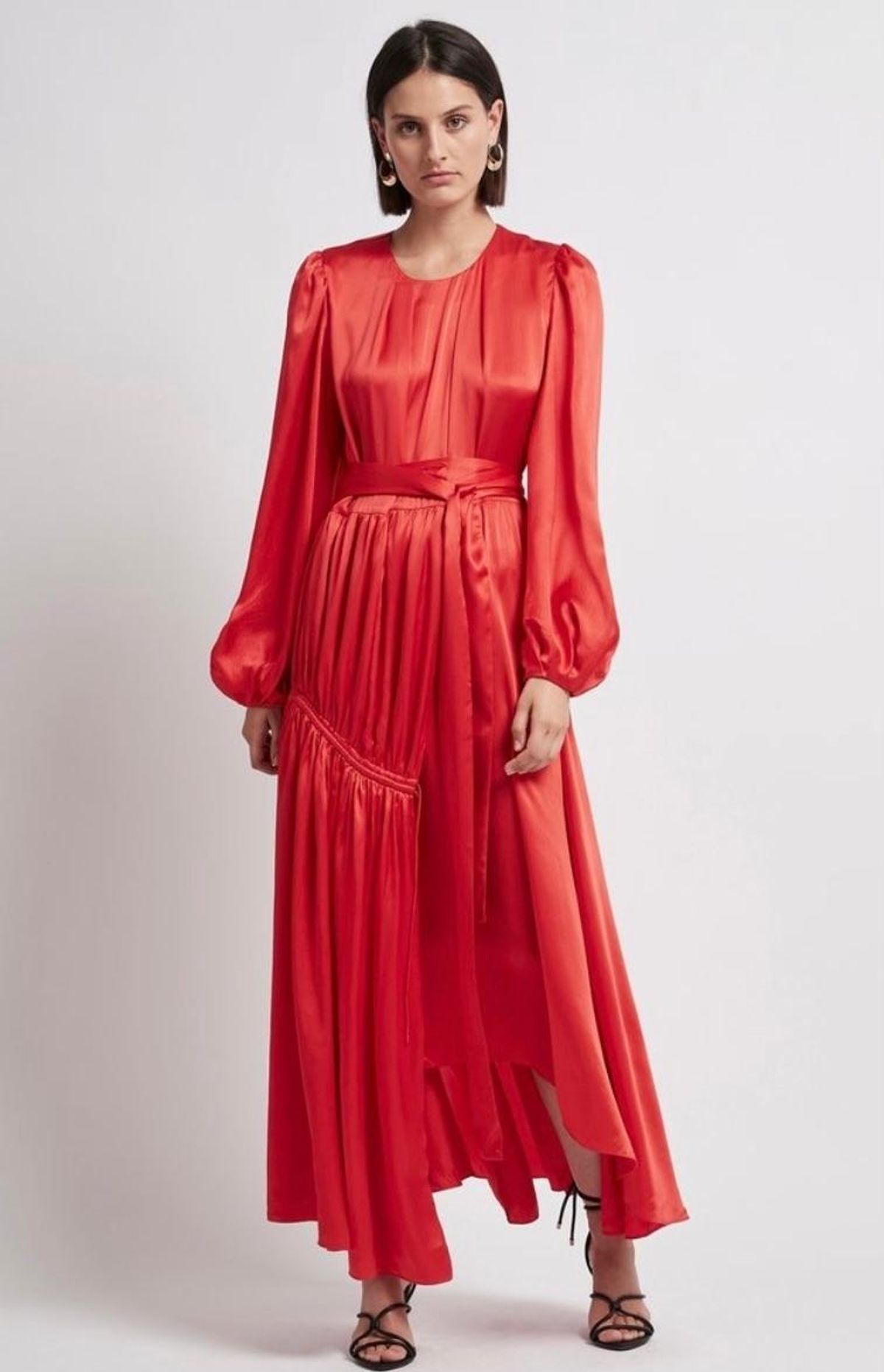 Aje Oxidised Maxi Dress Red Size 12 - Image 2