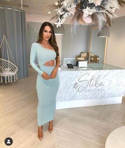 Bayse maxi cut out dress  for rent on The Volte - image 1