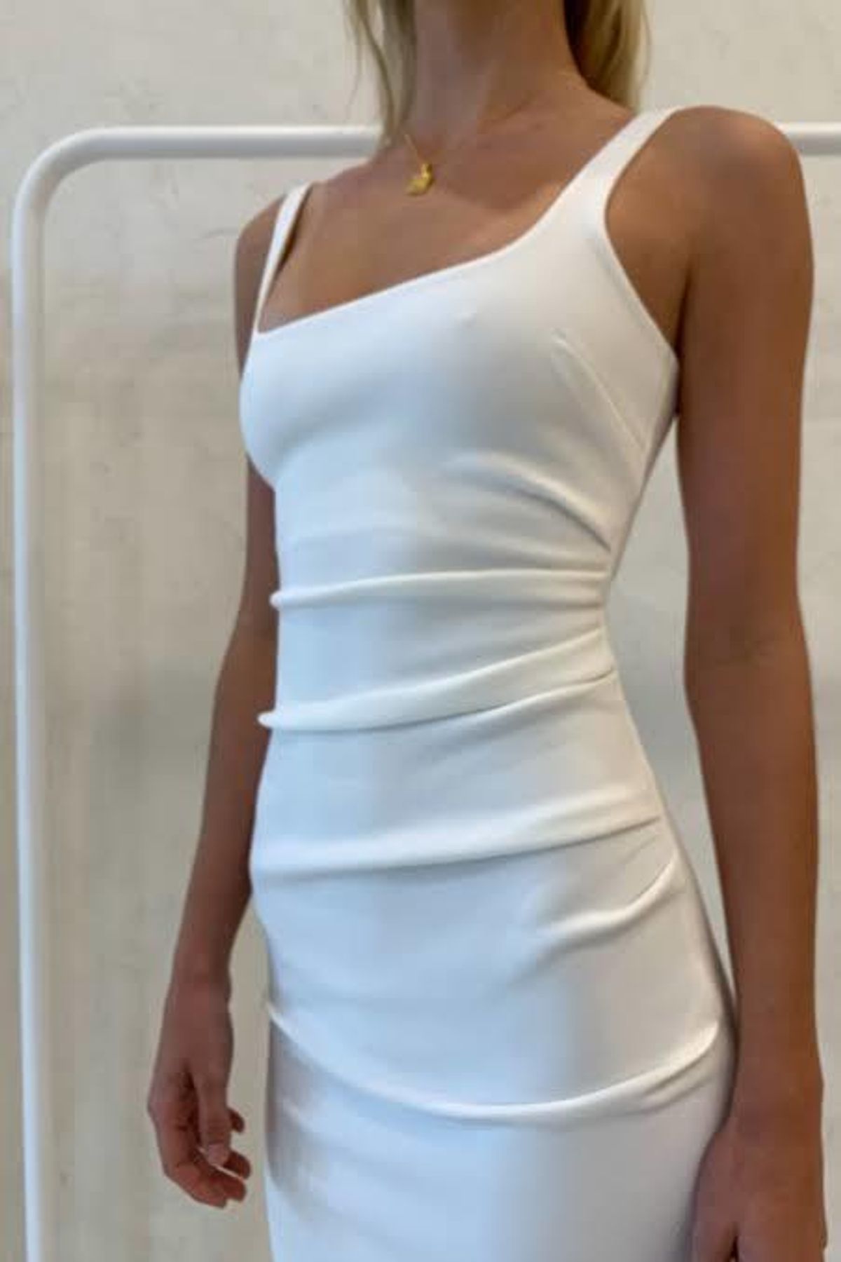 Bec & Bridge Midi Dress White Size 8 - Image 2