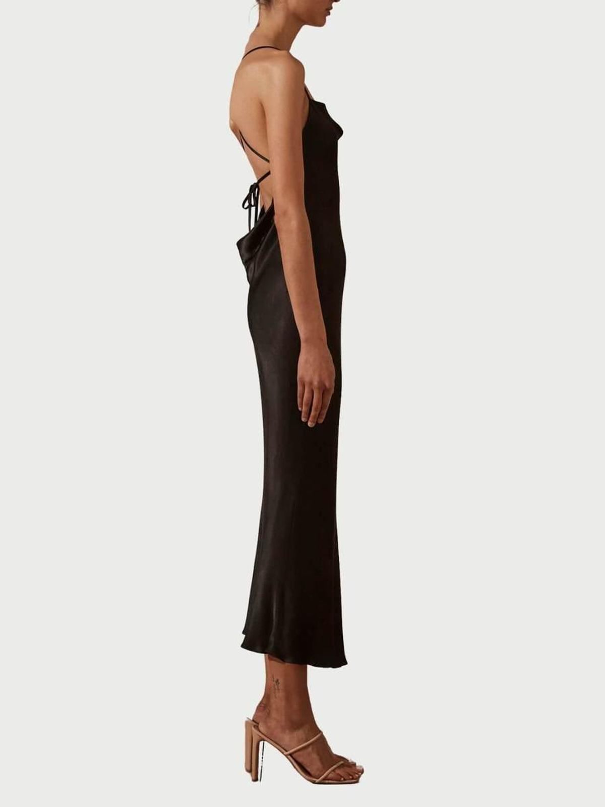 Shona Joy Cowl Back Midi Dress  - Image 4