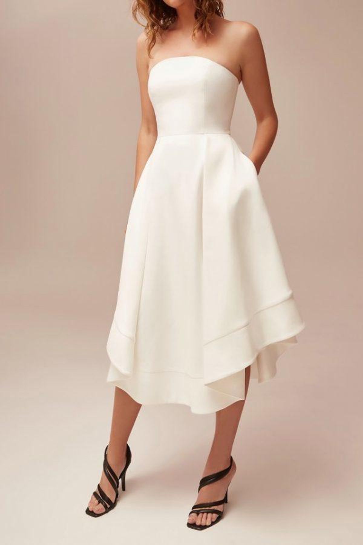 C/MEO Collective Making Waves Dress Ivory Size 6 - Image 1