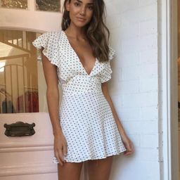 Bec & Bridge Petit Miam Plunge Dress Print Size 6 for rent on The Volte - image 3