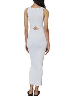 Bec & Bridge Versailles Sleeveless Knit Midi Dress White Size 8 for rent on The Volte - image 6