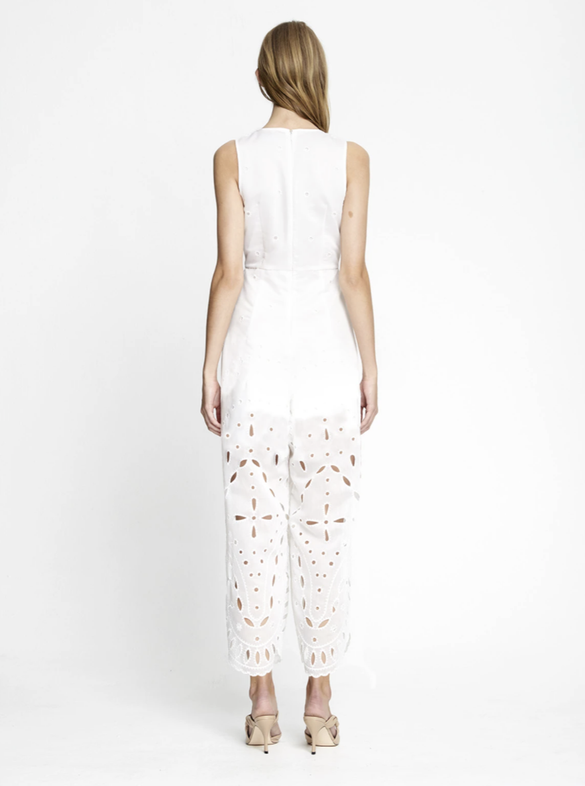 Alice McCall Porcelain Moonchild Jumpsuit White Size 8 - Image 3